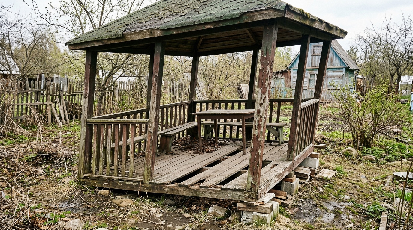 Фундамент под беседку своими руками — пошаговая инструкция