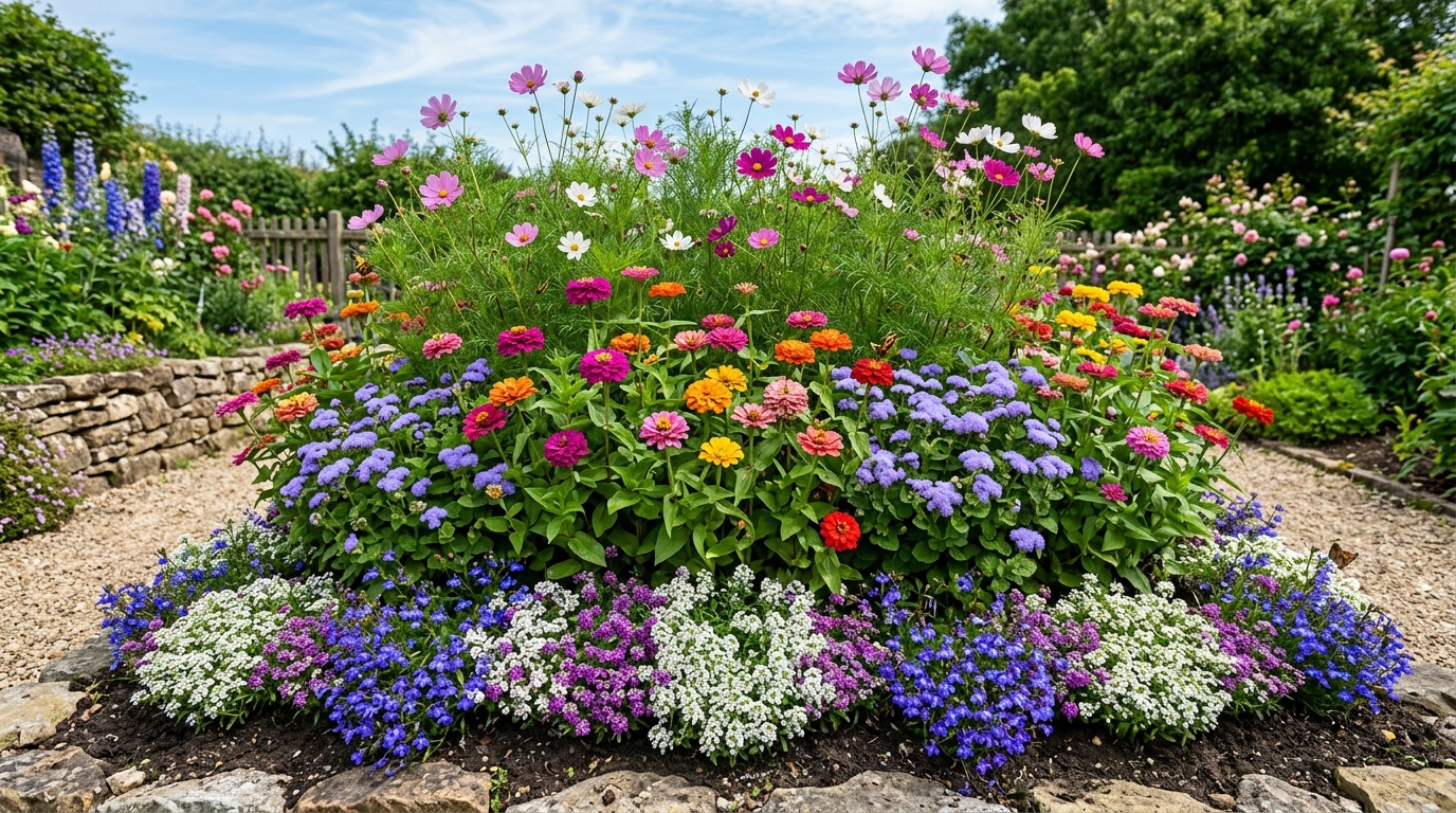 30+ однолетников цветущих всё лето — фото и названия